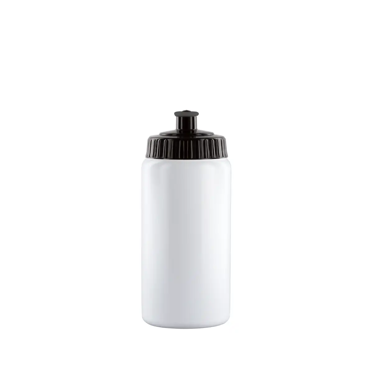 Sport-Trinkflasche Team Bio Flaschenfarbe: Weiss Volumen: 500 ml Verschlussfarbe: Schwarz Druck: ohne Druck